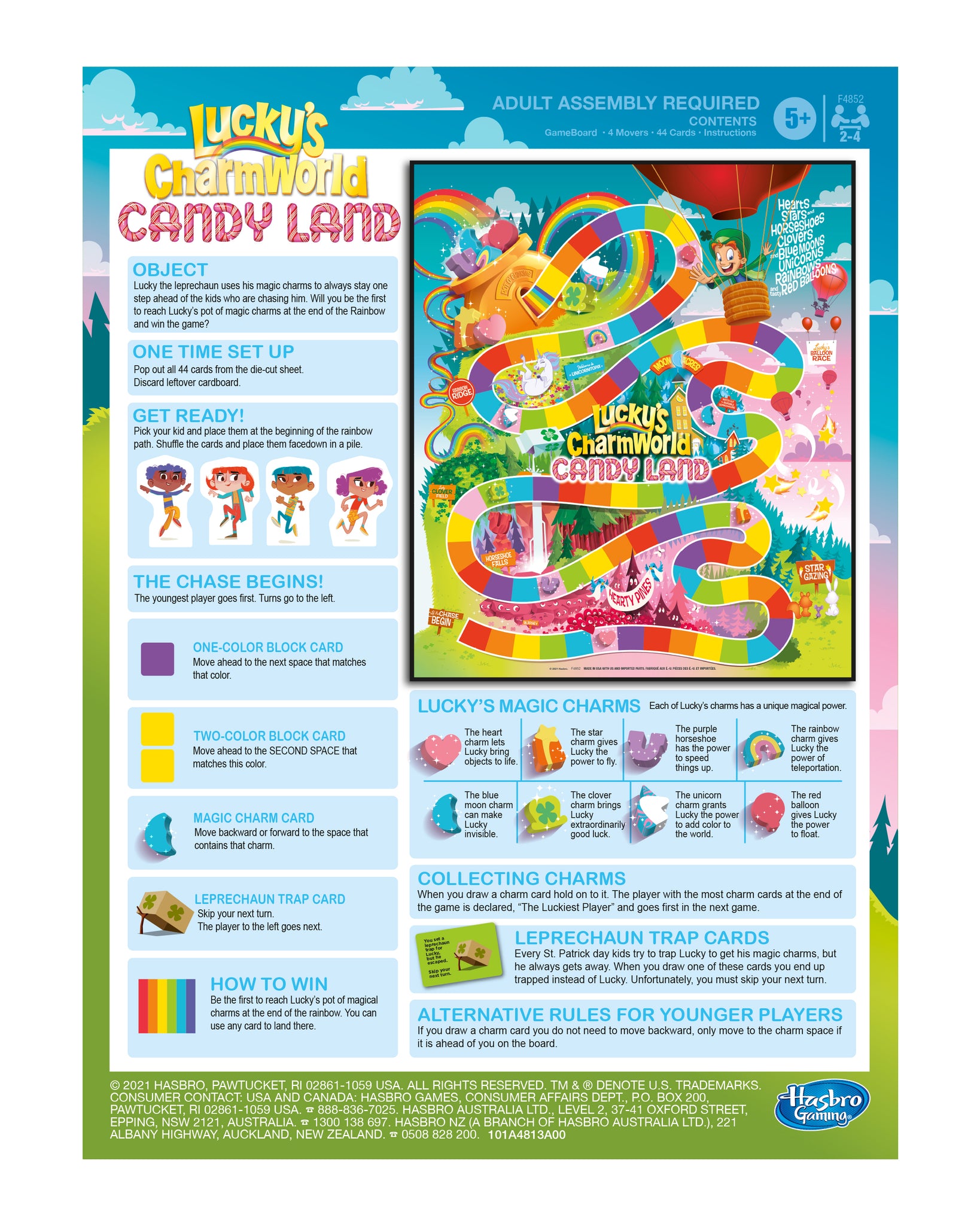 Lucky’s Charmworld Candy Land Game – Lucky Charms